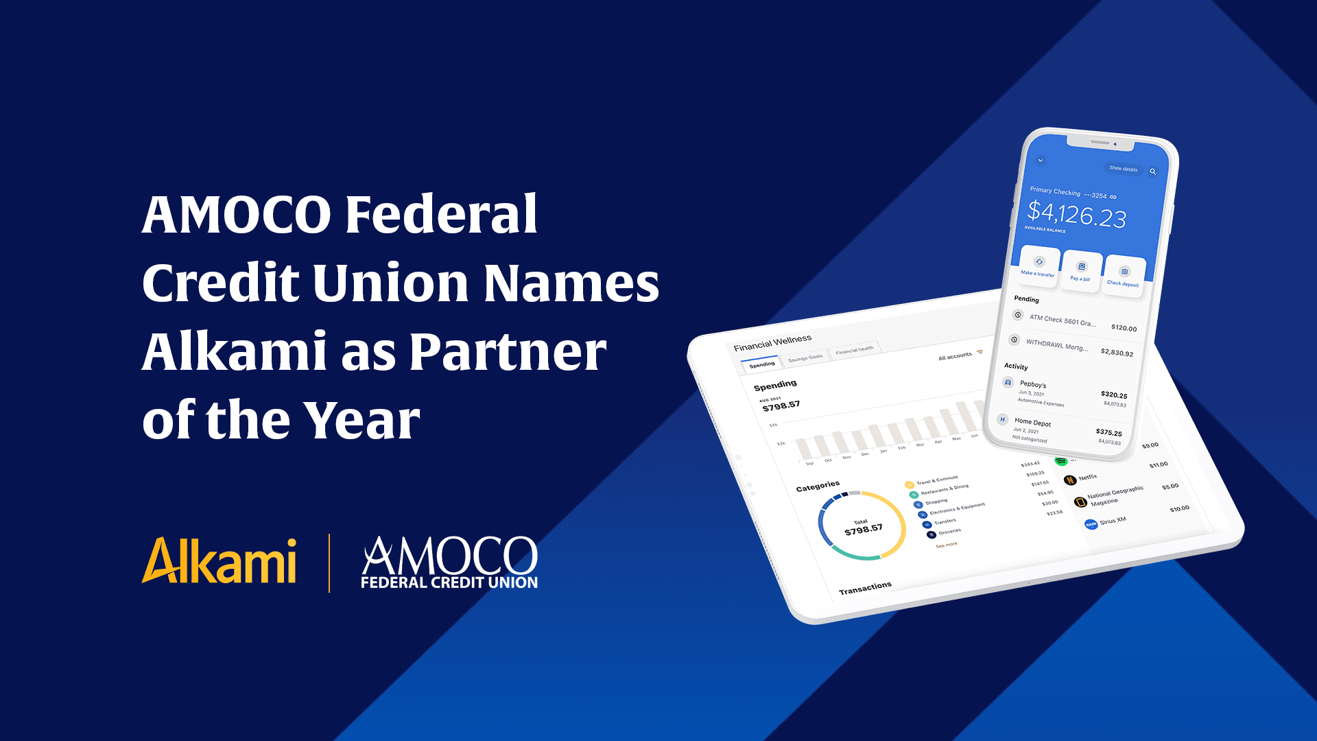 AMOCO Federal Credit Union Names Alkami as Partner of the Year