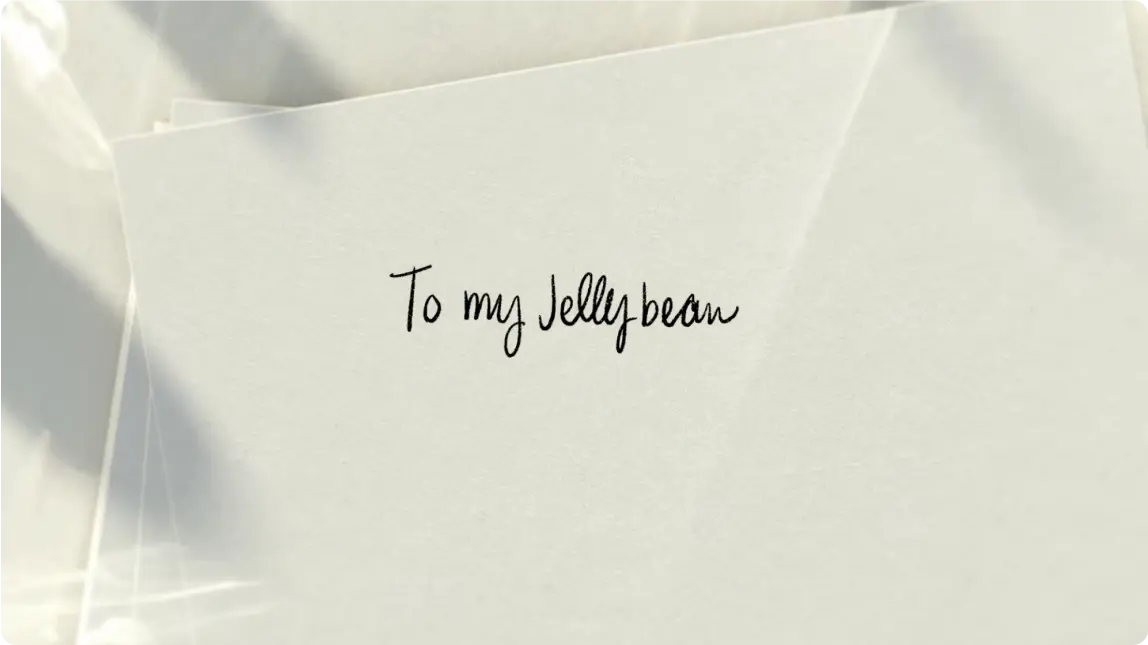 To My Jelly Bean